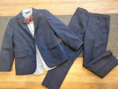 【美品】キッズ 子供服 フォーマルスーツセット 120 コムサイズム 男の子のサムネイル