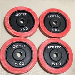 IROTEC ダンベルプレート 5kg 4枚セット - メルカリ