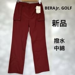 새로운 태그가있는 BERAJr. GOLF 벨라주니어 골프 안솜 팬츠 레드 L