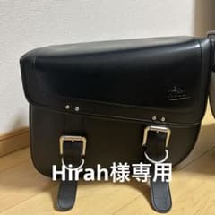 KEMIMOTO ブラック サドルバッグ 2個セットのサムネイル