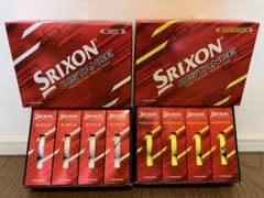 SRIXONスリクソン　ディスタンス　新品ゴルフボール24個　ホワイト&イエローのサムネイル