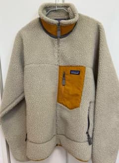 Patagonia フリースジャケット ベージュ・オレンジのサムネイル