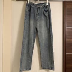 ウエスト調整金具付き デニムパンツのサムネイル