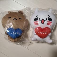 未使用品✨嬉しすぎにゃんこと流しすぎくま２個セット✨のサムネイル