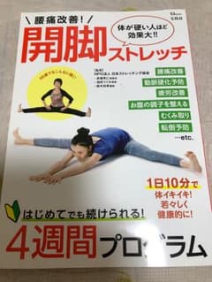 値下げ！ 腰痛改善! 開脚ストレッチのサムネイル