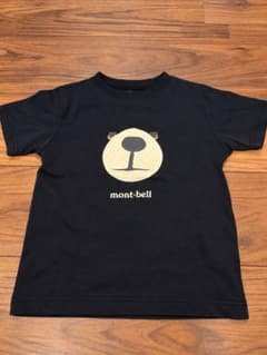 mont-bell モンベル キッズ 110 Tシャツ 半袖 ブラックのサムネイル