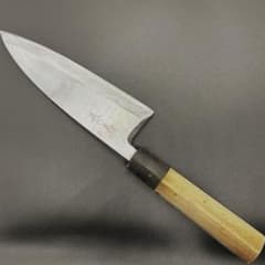 長寿　出刃包丁　刃渡り　21cm 長寿 出刃包丁 和包丁 刃渡約16cm 水牛柄 調理包丁 本鍛造 - メルカリ