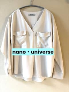 nano・universe 長袖ブラウスのサムネイル