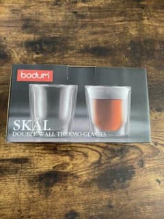 【新品未使用】耐熱ペアグラス　bodumのサムネイル