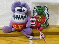 専用　Rat Fink ぬいぐるみキーホルダー　ペアのサムネイル
