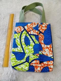 ハンドメイド ミニトートバッグ アフリカン柄のサムネイル