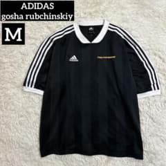 gosha rubchinskiy adidas ゲームシャツ M BLACK - メルカリ