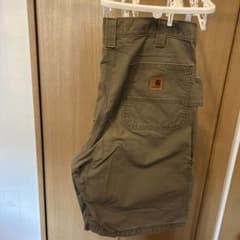値下げしました！！Carhartt オリーブグリーン ショートパンツのサムネイル