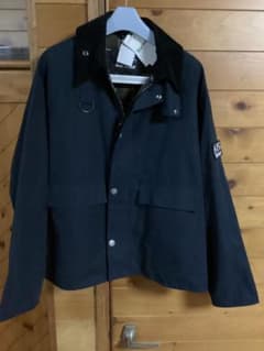 新品‼️バブアーA.P.cコラボスペイジャケットネイビーsizeL - メルカリ