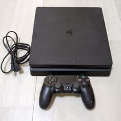 PlayStation 4 本体 ブラック コントローラー、ケーブル付きのサムネイル