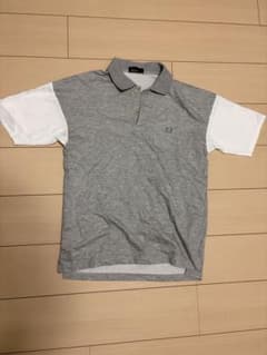 FRED PERRY フレッドペリー ポロシャツ グレー ホワイト