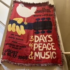 ウッドストック音楽祭 ラグ　Woodstock 1969 タペストリー ウッドストック音楽祭 ラグ Woodstock 1969 タペストリー - メルカリ