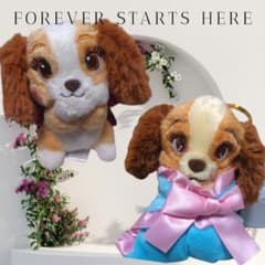 ディズニーストア わんわん物語 レディ ぬいぐるみキーチェーン - メルカリ