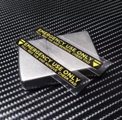 EMERGENCY USE ONLY ステッカー シール SHOEI ショウエイ
