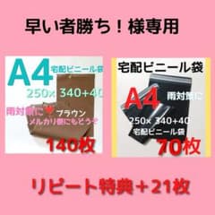 MODE系クールでシックな 宅配ビニール袋 a4 メルカリストア 梱包資材