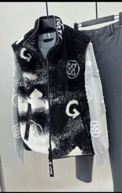 G/FORE ジーフォア ゴルフ メンズ ファーベスト 両面着 ベスト 2way