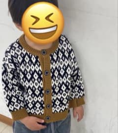 kids ニット カーディガン95sizeのサムネイル