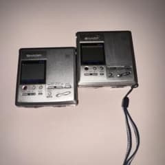 ジャンクSHARP ポータブルMDレコーダー MD-MT831-S 2台 まとめ - メルカリ