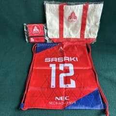 NECレッドロケッツ川崎　トートバッグ 巾着 チケットケースのサムネイル