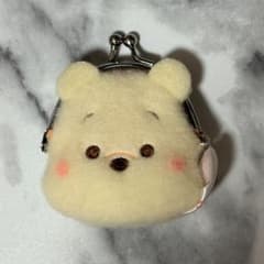 くまのプーさん ミルキーボアフェイスがま口ポーチ 新品未使用
