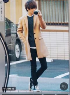 （値下げしました）STUDIOUS チェスターコートのサムネイル