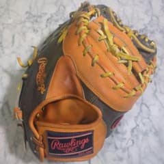 Rawlings ソフトボールキャッチャーミット ブラウン/オレンジ