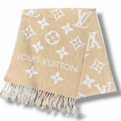 美品 LOUIS VUITTON マフラー LV エセンシャル M77728 - メルカリ
