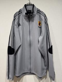  日本代表　ジャージ トラックジャケット　Lサイズ　JFA グレー adidas 日本代表トラックジャケット JFA KIRIN 日本製 ジャージ - メルカリ