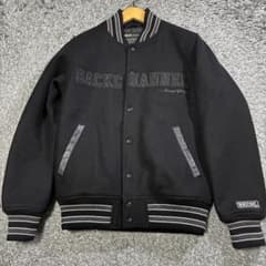 美品】バックチャンネル ウールスタジャン STADIUM JKT Mサイズ 黒