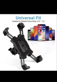 新品未使用　自転車 バイク スマホホルダー 360度回転 汎用のサムネイル