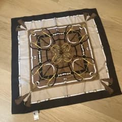 GU スカーフ 馬具柄 ブラウンのサムネイル