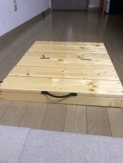 最終値下げ‼️ヘラブナ　すのこ(折りたたみ式) 凸金具付のサムネイル