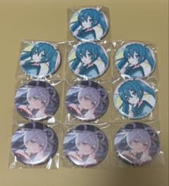 超かぐや姫 ゲーマーズ特典 缶バッジ 月見ヤチヨ 初音ミク 未開封各5個