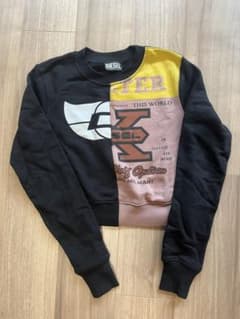 DIESEL クレイジーパターン 長袖　スウェット