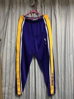 NIKE nba レイカーズ ジャージ トラックパンツ ウォームアップ 希少のサムネイル