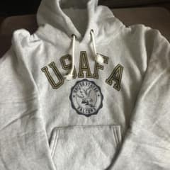 チャンピオン　USAFA フード付きパーカー グレーのサムネイル