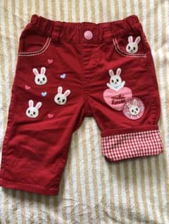 うさこ　7分丈パンツ　100のサムネイル