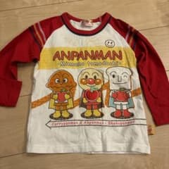 アンパンマン 長袖カットソー キッズ服ロンT刺繍のサムネイル