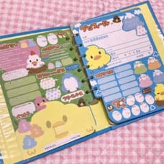 平成レトロ プロフィール帳 うんコッコちゃん シール クーリア製