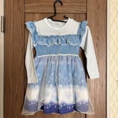 Frozen Elsa 120cm Long-Sleeved Dress
