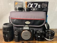 ★Kaonyan様専用SONYα7II+単焦点＋広角＋中望遠マクロレンズ＋バッグのサムネイル