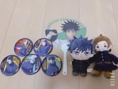 呪術廻戦 ぬいぐるみ、缶バッジ8点セットのサムネイル