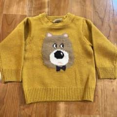 専用です!フタフタのクマさんニット 90サイズのサムネイル