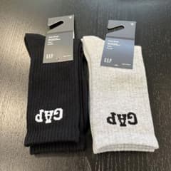 GAP ソックス ブラック グレー 2足セット　25〜28cmのサムネイル