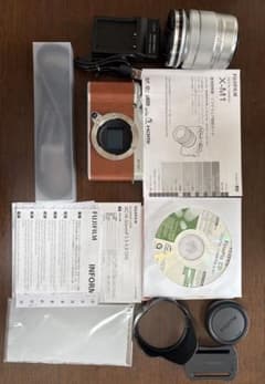 ⚫︎動作確認済み⚫︎FUJIFILM X-M1 ブラウン レンズキット 美品 箱付のサムネイル